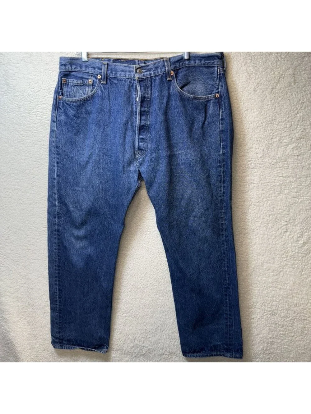 Levis 501XX Vintage‎ Jeans ACTUAL 38x30 USA Cotton Button Fly Blue Denim READ